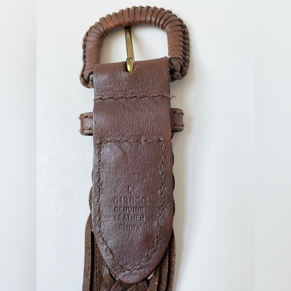 Genuine Leather Belt, Size L - Picture 5 of 7